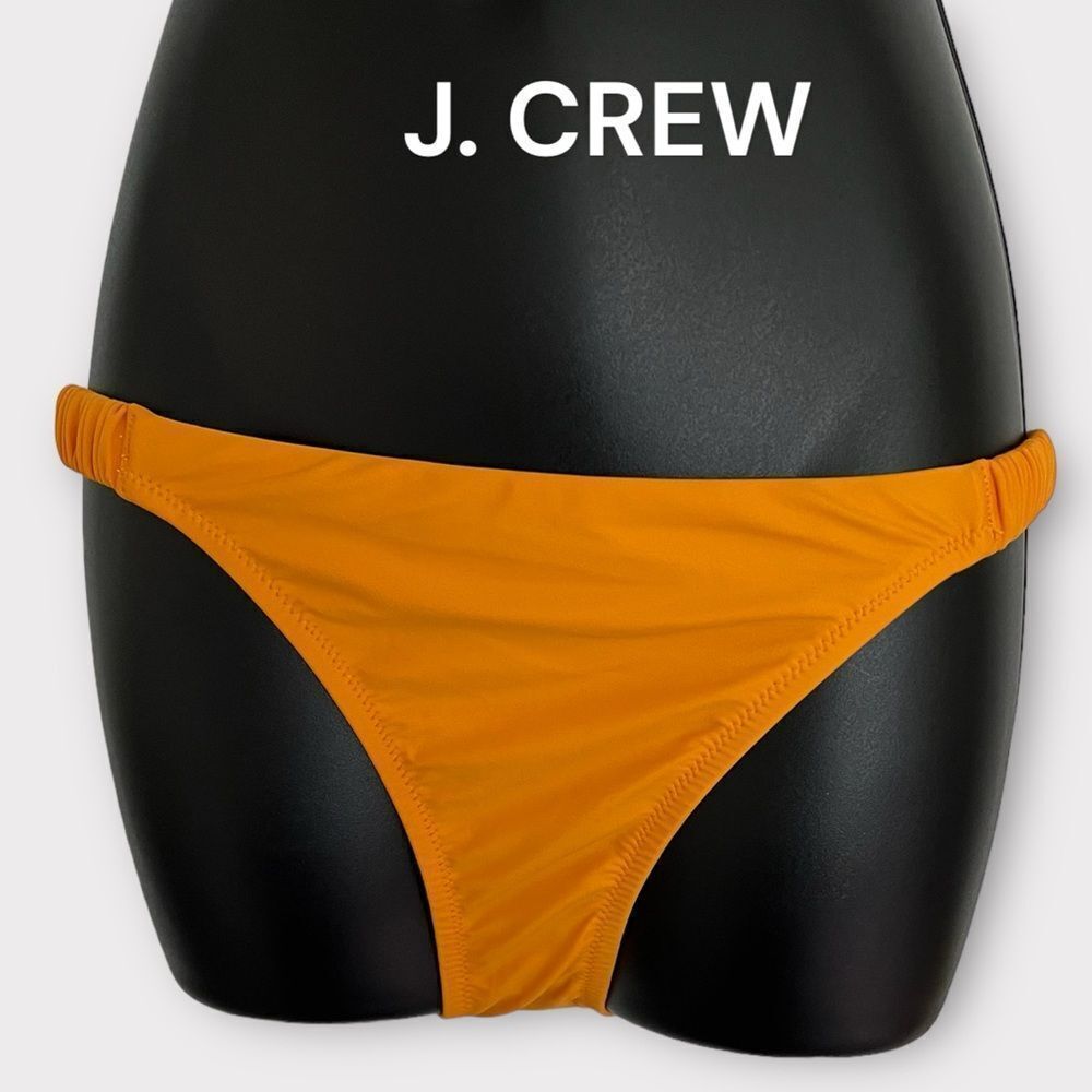 Orange J. Crew  bikini bottom size Small, NWT